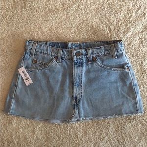 Levi’s denim mini skirt
